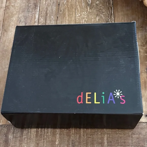 Delia’s Vintage Mirrored Metallic Platform Sandals -NIB Dustbags&Original Box - Picture 8 of 10
